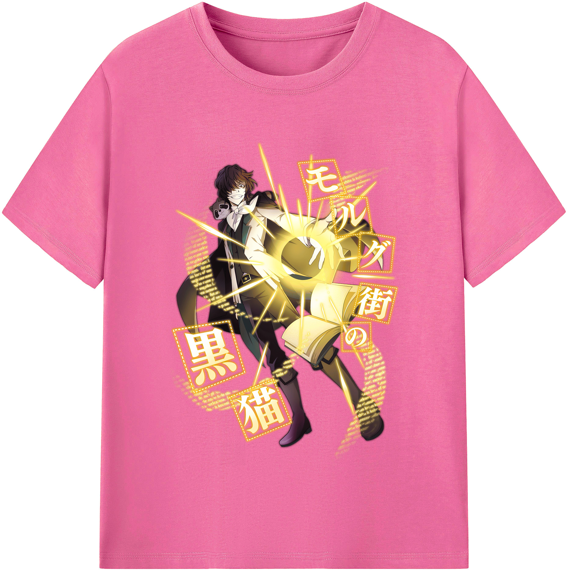 （画像用） 文豪ストレイドッグス Bungo Stray Dogs レディースカジュアルプリントTシャツ（綿100％）